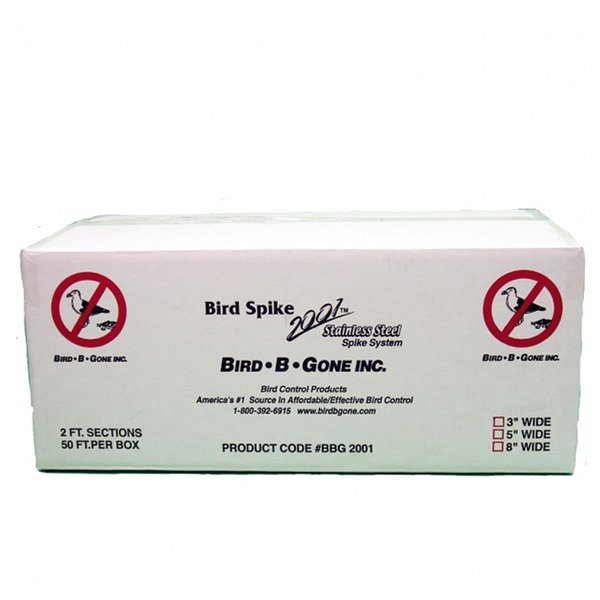 Bird -B-Gone Bird B Gone 3in - 50ft. Stainless Steel Bird Spikes BI42536